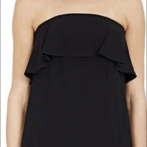 NWT A.L.C. Black Strapless Derby Top
